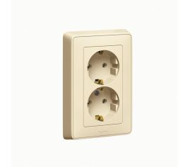 Розетки встраиваемые двойные