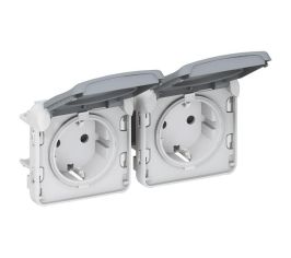 Розетки влагозащитные двойные