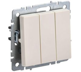 Встраиваемые выключатели трехклавишные