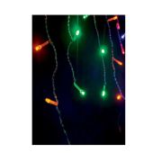 Гирлянда «Световая бахрома» 100LED 2х0.5м 8 режимов мигания IP20 мультиколор провод прозр. 1.5м Космос KOC_CUR100_RGB