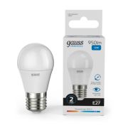 Лампа светодиодная Elementary 12Вт P45 шар 6500К холод. бел. E27 950лм GAUSS 53232