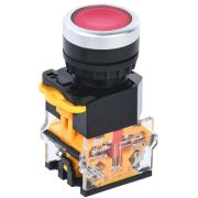 Кнопка D8-11T d22мм 1НО+1НЗ с фиксацией красн. KARAT IEK BBT30-11T-3-21-K04