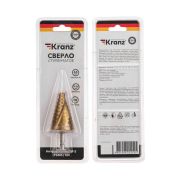 Сверло по металлу ступенчатое 9.0-36.0мм «ТИТАН» Kranz KR-12-6614