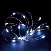 Гирлянда «Роса» 2м 20LED бел. IP20 провод прозр. шнур 0.3м 2AA IEK LGDB500-2-020-02-T-B-20
