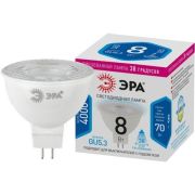 Лампа светодиодная STD LED Lense MR16-8W-840-GU5.3 8Вт MR16 софит 4000К нейтр. бел. GU5.3 650лм 170-265В линзованная Эра Б0054939