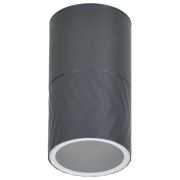 Светильник 5110 GU10 IP65 уличный потолочный сер. IEK LT-UPU0-5110-GU10-1-K03