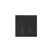 Выключатель 2-кл. с индик. СП ZIMA IP20 10А безвинт. зажим черн. бархат LEZARD 704-4288-112QC