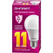 Лампа светодиодная 90 531 OLL-A55-11-230-2.7К-E27 PRO 90-240В ОНЛАЙТ 90531