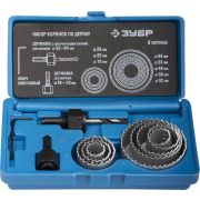 Набор коронок по дереву 8шт 19-64мм