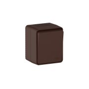 AtlasDesign PROFI IP54 О/У 1-клавишный ПЕРЕКЛЮЧАТЕЛЬ 10 АХ, КОРИЧНЕВЫЙ