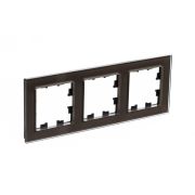 Рамка трехпостовая ATLASDESIGN NATURE, ОРГАНИЧЕСКОЕ СТЕКЛО МОККО