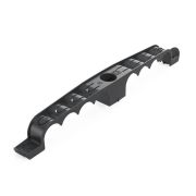 Держатель труб d20мм для прямого монтажа двусторон. на 8 мест черн. (уп.20шт) Промрукав PR13.03295