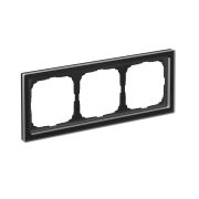 ARTGALLERY PURE 3-постовая РАМКА, ОРГАНИЧЕСКОЕ СТЕКЛО ЧЕРНЫЙ