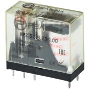 Миниатюрное промежуточное реле, 2 перекидных контакта 5А, 230В AC