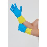 Перчатки латексные с хлопковым напылением VE330, размер 8