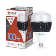 Лампа светодиодная LED-HP-PRO 100Вт 230В E27 с адаптером Е40 6500К 9500Лм IN HOME