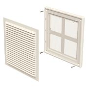 Решетка вентиляционная  2020, цвет бежевый