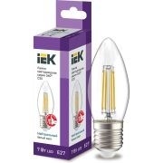 Лампа светодиодная C35 свеча прозрачная 7Вт 230В 4000К E27 серия 360 град