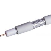 Кабель коаксиальный RG-6 белый CCS 1.02 / Conduct. 21% / Al 64х0.12 / внутренний (RG-6/64 ССS)