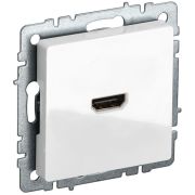 BRITE Розетка HDMI РHDMI-0-БрБ белый