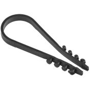 Дюбель-хомут 19-25мм нейлон черный (100шт)