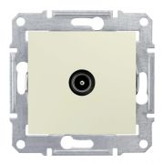 Sedna Розетка телевизионная TV оконечная 1дБ в рамку бежевая
