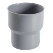 Переходник 110х124 на чугун, с манжетой, тапер для внутренней канализации