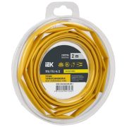 Трубка термоусадочная ТТУ нг-LS 4/2 желтая (2м/упак) IEK