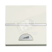 Zenit Механизм электронного клавишного светорегулятора альпийский белый в рамку