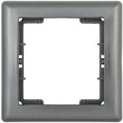 Рамка 1 местная BOLERO антрацит