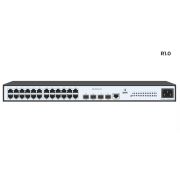Коммутатор управляемый L2 24 порта RJ45/SFP 10/100/1000 Мб/с