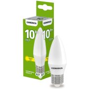 Лампа светодиодная C35 свеча 10Вт 230В 3000К E27 GENERICA