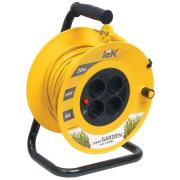 Удлинитель силовой 4 розетки шнур 20м ПВС 2x0.75 УК20 с термозащитой