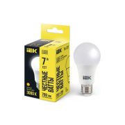 Лампа светодиодная A60 груша 7Вт 230В 3000К E27