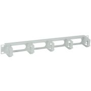 Органайзер кабельный 19дюймов 1U 5 колец серый