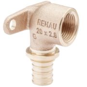 Угольник 20х3/4'ВР переходной с внутренней резьбой, водорозетка, аксиальный, латунь