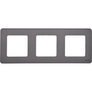 Рамка 3-местная дымчатый INSPIRIA