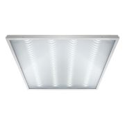 Панель светодиодная ДВО-40w 595х595х19 4000К 3100Лм c блоком аварийного питания 1ч призма IP40 LED