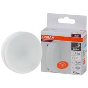 Лампа светодиодная LED 8 Вт GX53 3000К 640Лм таблетка 220 В (замена 60Вт) OSRAM