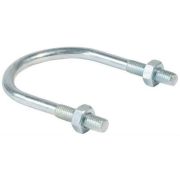 Хомут U-образный 1 1/2' М8 40-50 оцинкованная сталь ГОСТ 24137-80 без гаек