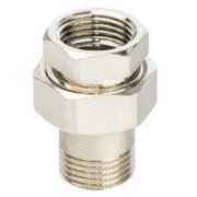 Сгон разъемный ВН 3/4' прямой (американка), никелированный