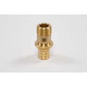 Переходник 16х3/4'НР с наружной резьбой, аксиальный, латунь DZR