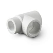 Тройник переходной 32x25x25 полипропиленовый PPR белый