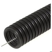 Труба гофрированная ПНД Строительная безгалогенная (HF) с/з д63 (15м)