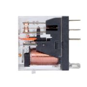 Реле миниатюрное промышленное, 2CO, коммутируемый ток 8 А, AgSnO, напряжение 230V AC, опция – светодиод