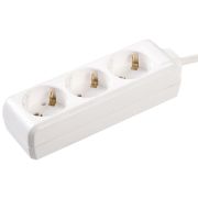 Удлинитель бытовой 3 розетки шнур 3м с заземлением 16А