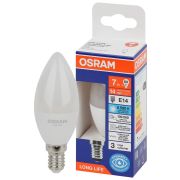 Лампа светодиодная свеча LED 7Вт Е14 6500К 600Лм 170-250В (замена 60Вт) OSRAM