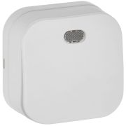 GLORY Выключатель 1-клавишный для открытой установки с индикацией 10А ВС20-1-1-ХБм белый матовый IEK