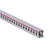 Короб перфорированный серый RL12 25x30