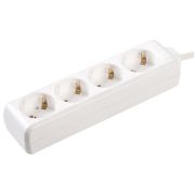 Удлинитель бытовой 4 розетки шнур 5м с заземлением 16А